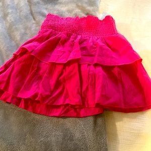 Adorable girly bright pink skirt
